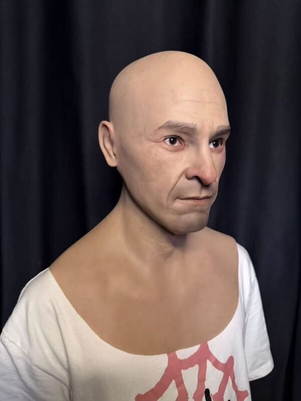 jay realistic male silicone mask with brown hair & beard (copy)
