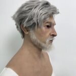 roy realistic bald old man silicone mask with wrinkles & chest plate (copy)