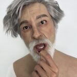 roy realistic bald old man silicone mask with wrinkles & chest plate (copy)