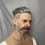 joel realistic bald old man silicone mask with wrinkles & chest plate (copy)