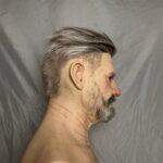 joel realistic bald old man silicone mask with wrinkles & chest plate (copy)