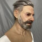 joel realistic bald old man silicone mask with wrinkles & chest plate (copy)