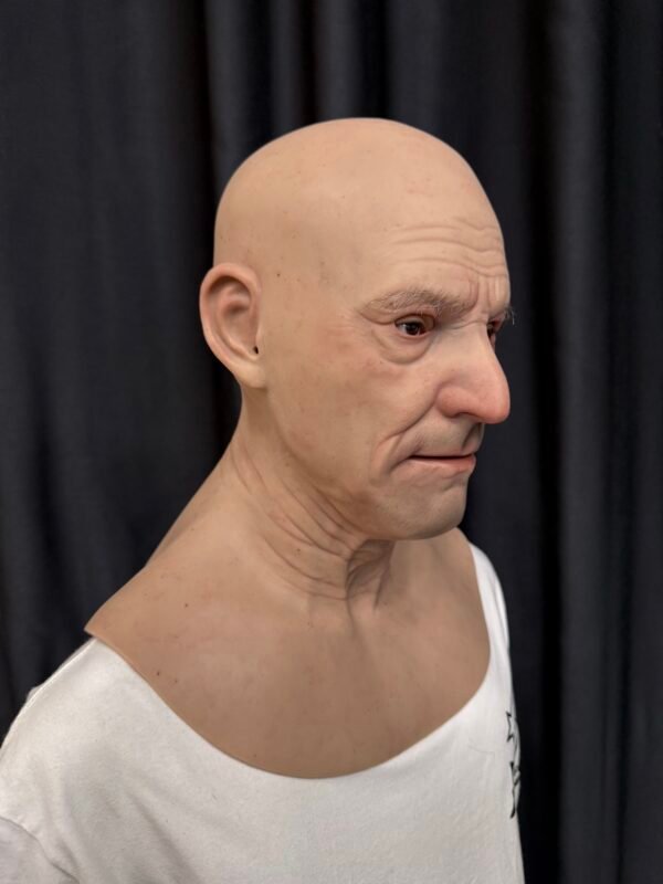kyle realistic old man silicone mask with grey hair & full beard (copy)