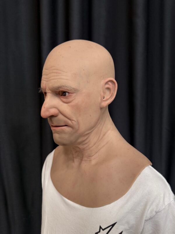 kyle realistic old man silicone mask with grey hair & full beard (copy)