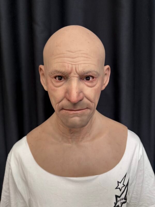 kyle realistic old man silicone mask with grey hair & full beard (copy)