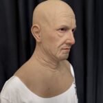 neil realistic bald caucasian male silicone mask with chest plate (copy)