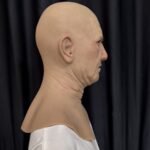 neil realistic bald caucasian male silicone mask with chest plate (copy)