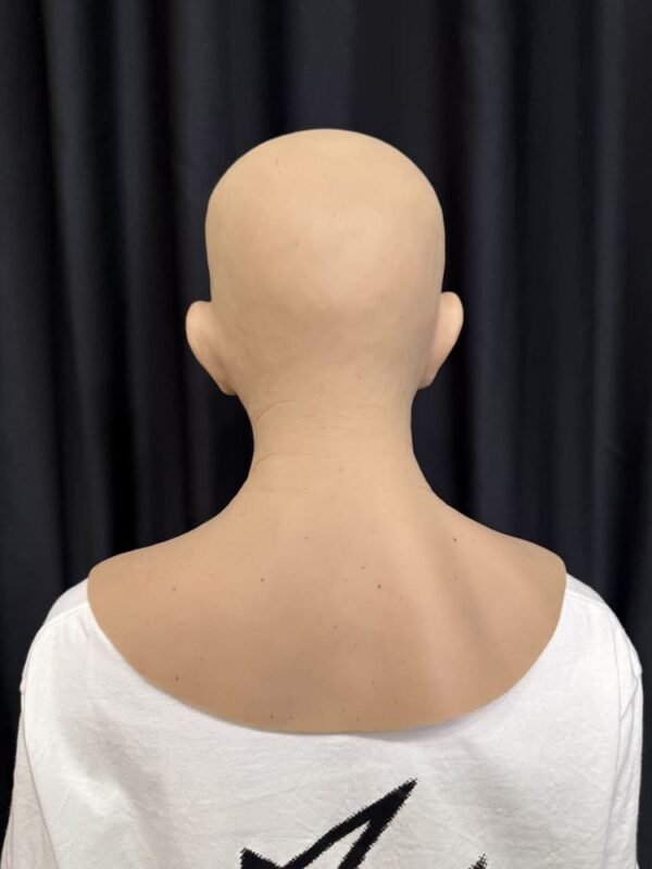 neil realistic bald caucasian male silicone mask with chest plate (copy)