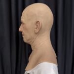 neil realistic bald caucasian male silicone mask with chest plate (copy)