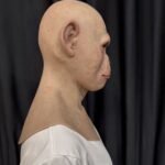 adam realistic female silicone mask with blonde hair & chest plate (copy)