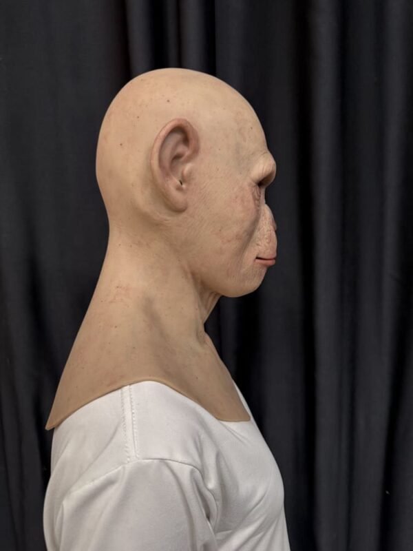 adam realistic female silicone mask with blonde hair & chest plate (copy)