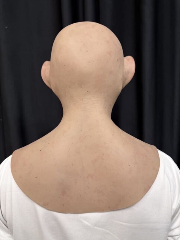 adam realistic female silicone mask with blonde hair & chest plate (copy)